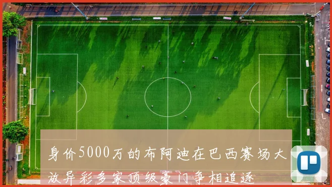 身价5000万的布阿迪在巴西赛场大放异彩多家顶级豪门争相追逐